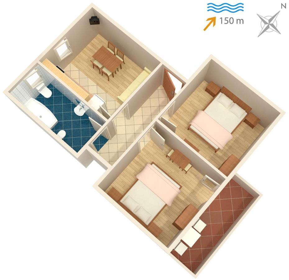 Apartments By The Sea Supetarska Draga - Donja, Rab - 4954 Εξωτερικό φωτογραφία