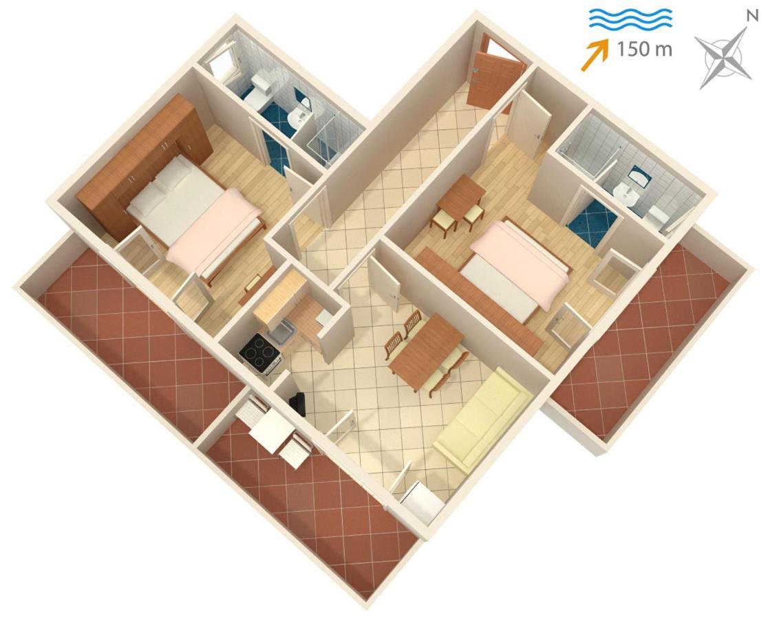 Apartments By The Sea Supetarska Draga - Donja, Rab - 4954 Εξωτερικό φωτογραφία
